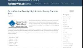 
							         Seven Marion County High Schools Among Nation's Best - Showcase ...								  
							    