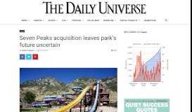 
							         Seven Peaks acquisition leaves park's future uncertain - The Daily ...								  
							    