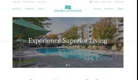 
							         Seven Springs Apartments | Atlanta Georgia Apt For Rent | Home								  
							    