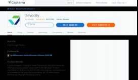 
							         Sevocity EHR Reviews and Pricing - 2019 - Capterra								  
							    
