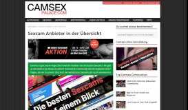 
							         Sexcam Anbieter: Die beliebtesten Camsex-Portale 2019!								  
							    