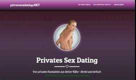 
							         Sexdating • Private Dates • kostenlos								  
							    