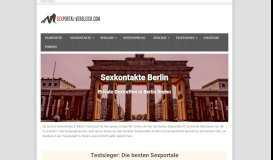 
							         Sexkontakte in Berlin - Sextreffen, Sexdate, Sie sucht ihn - Sexportal ...								  
							    