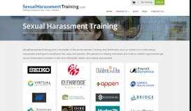 
							         Sexual Harassment Training								  
							    