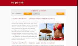 
							         Sexurlaub auf Mallorca | Infos & Tipps bei Treffpunkt18 - Treffpunkt18.de								  
							    