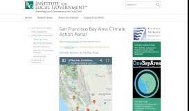 
							         SF Bay Area Climate Portal - Institute for Local Government								  
							    