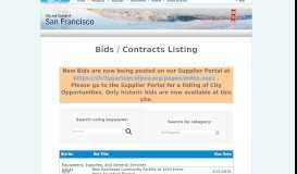 
							         S.F. Office of Contract Administration, Bids & Contracts - Bid ...								  
							    