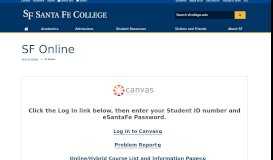 
							         SF Online - Santa Fe College								  
							    