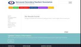 
							         SFE Call-Out | Vancouver Secondary Teachers' Association								  
							    