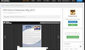 
							         SFPS District Newsletter May 2019 Pages 1 - 24 - Text ...								  
							    