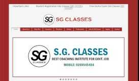 
							         SG Classes Ajmer - best coaching center for govt exams in ajmer ...								  
							    