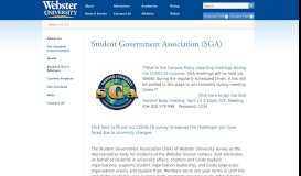 
							         SGA | Webster University								  
							    