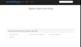 
							         Sgbau login - SiteTOP.org								  
							    