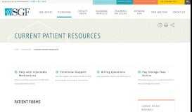 
							         SGF Patient Resources | Shady Grove Fertility | Infertility Treatment								  
							    