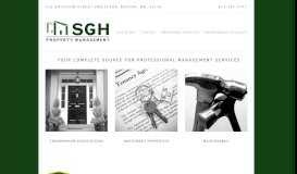 
							         SGH Property Management								  
							    