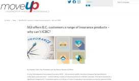 
							         SGI offers B.C. customers a range of insurance products – why can't ...								  
							    