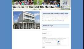 
							         | SGI UK Members								  
							    