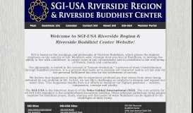 
							         SGI-USA Riverside								  
							    