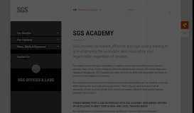 
							         SGS Academy | SGS USA								  
							    