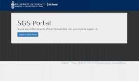 
							         SGS Portal								  
							    