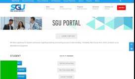 
							         SGU Portal - Swiss German University								  
							    