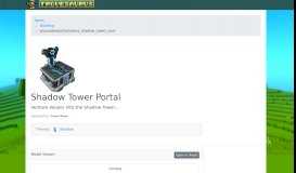 
							         Shadow Tower Portal - Item - Trove								  
							    