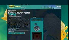 
							         Shadow Tower Portal | Trove Wiki | FANDOM powered by Wikia								  
							    