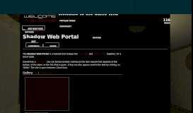 
							         Shadow Web Portal | Welcome to the Game Wikia | FANDOM powered ...								  
							    