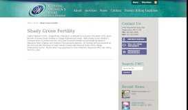 
							         Shady Grove Fertility - Capital Women's Care								  
							    