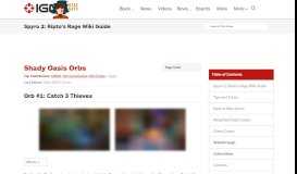 
							         Shady Oasis Orbs - Spyro 2: Ripto's Rage Wiki Guide - IGN								  
							    