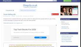 
							         Shagcity.co.uk >> 6 Complaints and Reviews | #ReportScam								  
							    
