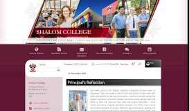 
							         Shalom College eNewsletter								  
							    