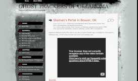 
							         Shaman's Portal in Beaver, OK | Ghost Trackers Of Oklahoma								  
							    