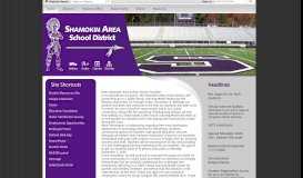
							         Shamokin Area School District / Homepage								  
							    