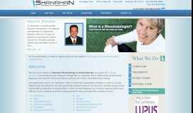
							         Shanahan Rheumatology and Immunotherapy								  
							    