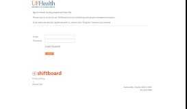 
							         Shands Teaching Hospital and Clinics Shiftboard Login Page								  
							    