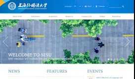 
							         Shanghai International Studies University: SISU								  
							    