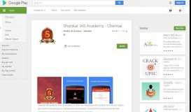 
							         Shankar IAS Academy - Chennai - Apps on Google Play								  
							    