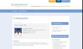 
							         Shanti Prasad – Hospitalists – VHC Physician Group								  
							    