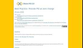 
							         Share-PSI Best Practice: Provide PSI at zero charge								  
							    