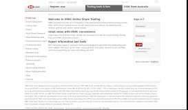 
							         Share Trading Platform & Online Stock Broking | HSBC Australia								  
							    