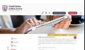 
							         Shared Branching – Credit Union of New Jersey								  
							    