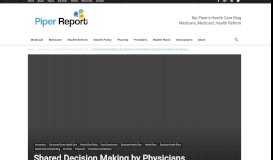 
							         Shared Decision Making by Physicians and Patients: Actions for ...								  
							    