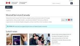 
							         Shared Services Canada - Canada.ca								  
							    