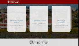 
							         Shared Services - University of Chicago								  
							    