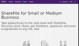 
							         ShareFile - File Sharing for Small and Medium Business - Citrix								  
							    