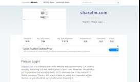 
							         Sharefm.com website. Please Login.								  
							    