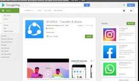 
							         SHAREit - Transfer & Share - Apps on Google Play								  
							    