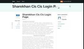 
							         Sharekhan Cis Cis Login Page - Lori Allen Hair								  
							    