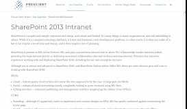 
							         SharePoint 2013 Intranet — Intranet design, intranet consultant, social ...								  
							    